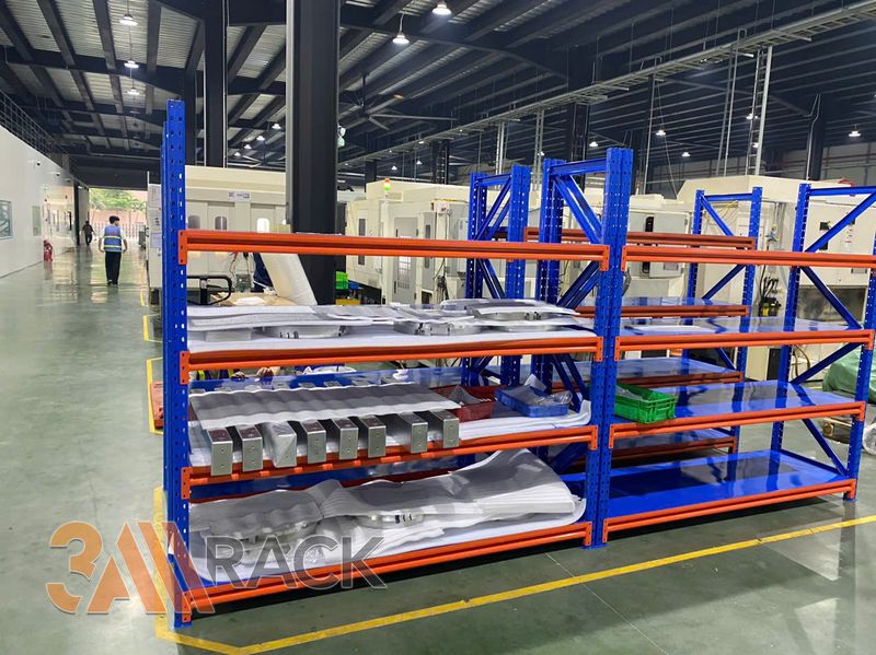 Kệ trung tải 4 tầng tại KCN Nam Thăng Long - Đầu tư một lần, kho h&agrave;ng gọn g&agrave;ng nhiều năm