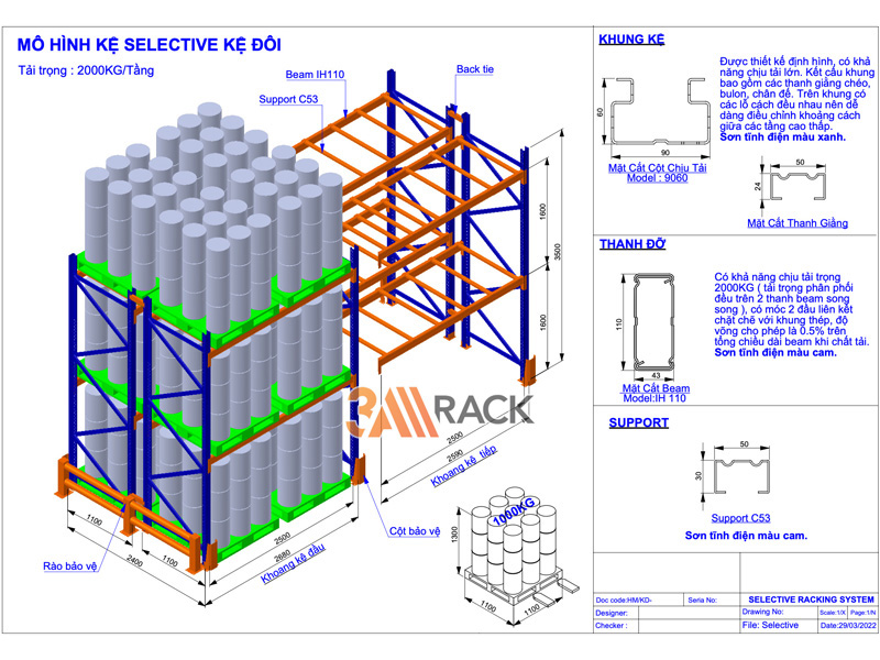 giá kệ kho hàng pallet