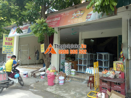 Kệ siêu thị giá rẻ 4 tầng tại Tam Dương, Vĩnh Phúc