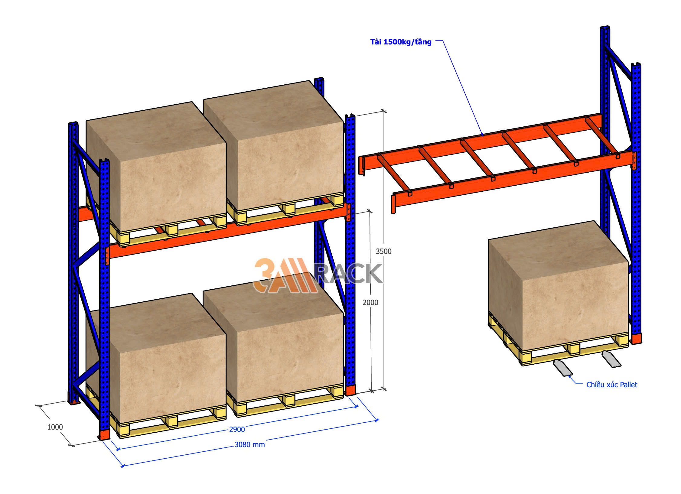 Kệ lắp ráp công nghiệp tại Thanh Trì - Lựa chọn linh hoạt cho mọi kho hàng