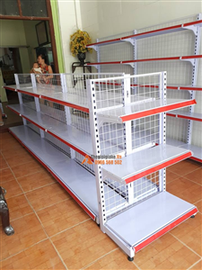 Giá kệ siêu thị thanh lý tại Quảng Nam - kệ để hàng tạp hóa